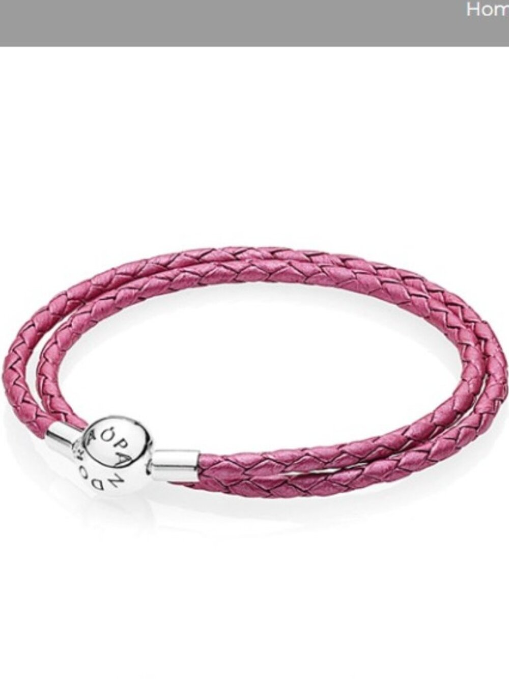 Pandora Double Leather Bracelet